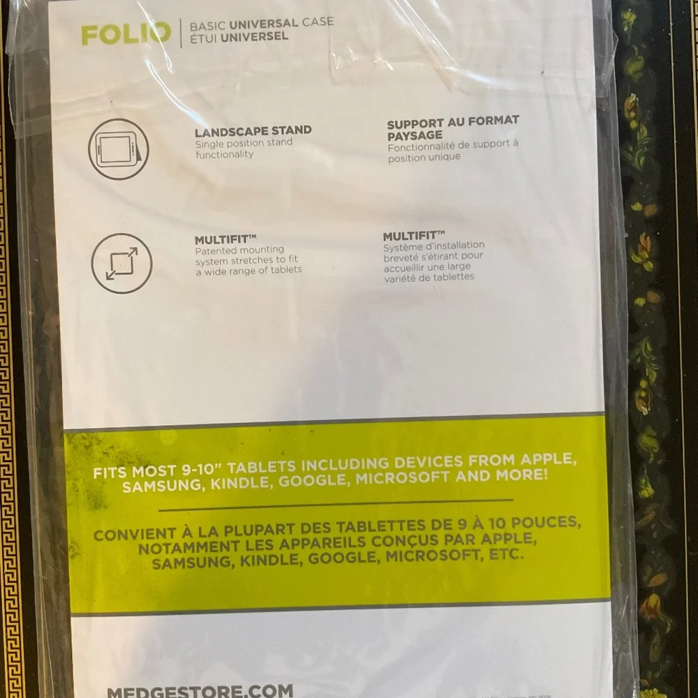 NEW SEALED M-Edge Universal Folio Case 9